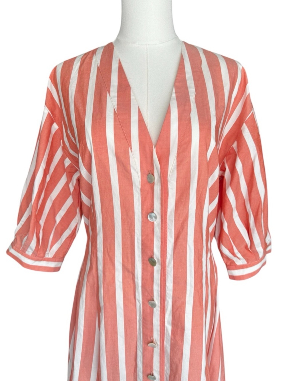 NWT Evi Grintela Yara Striped Midi Shirtdress Small - Picture 5 of 12